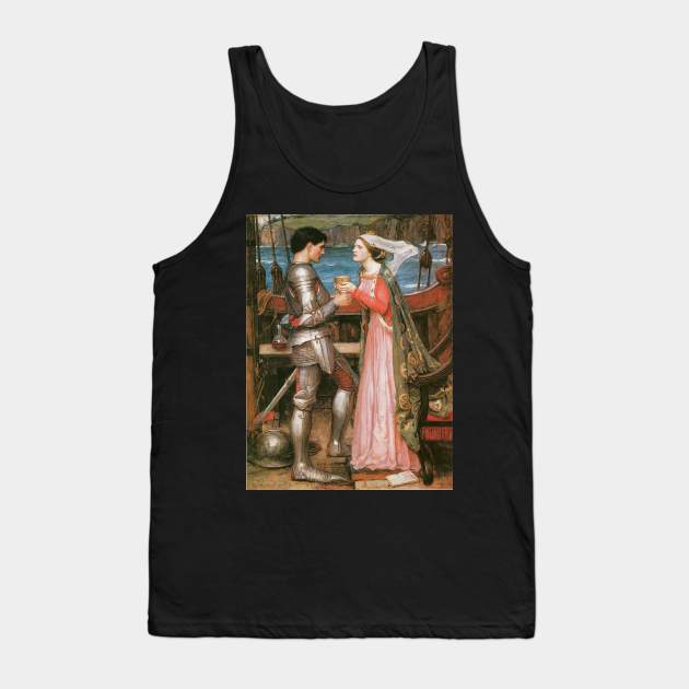 Tristan and Isolde by John William Waterhouse Tank Top by MasterpieceCafe